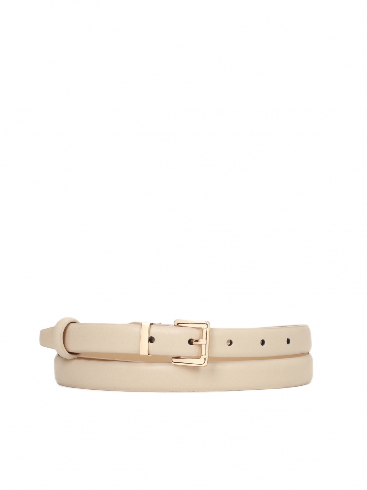Ladies' beige belt