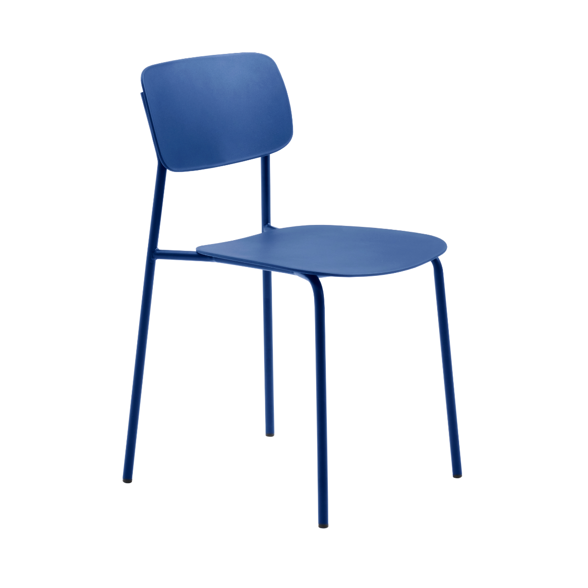 Rebellenclub Eetkamerstoel Strom - Set van 4 - Blauw