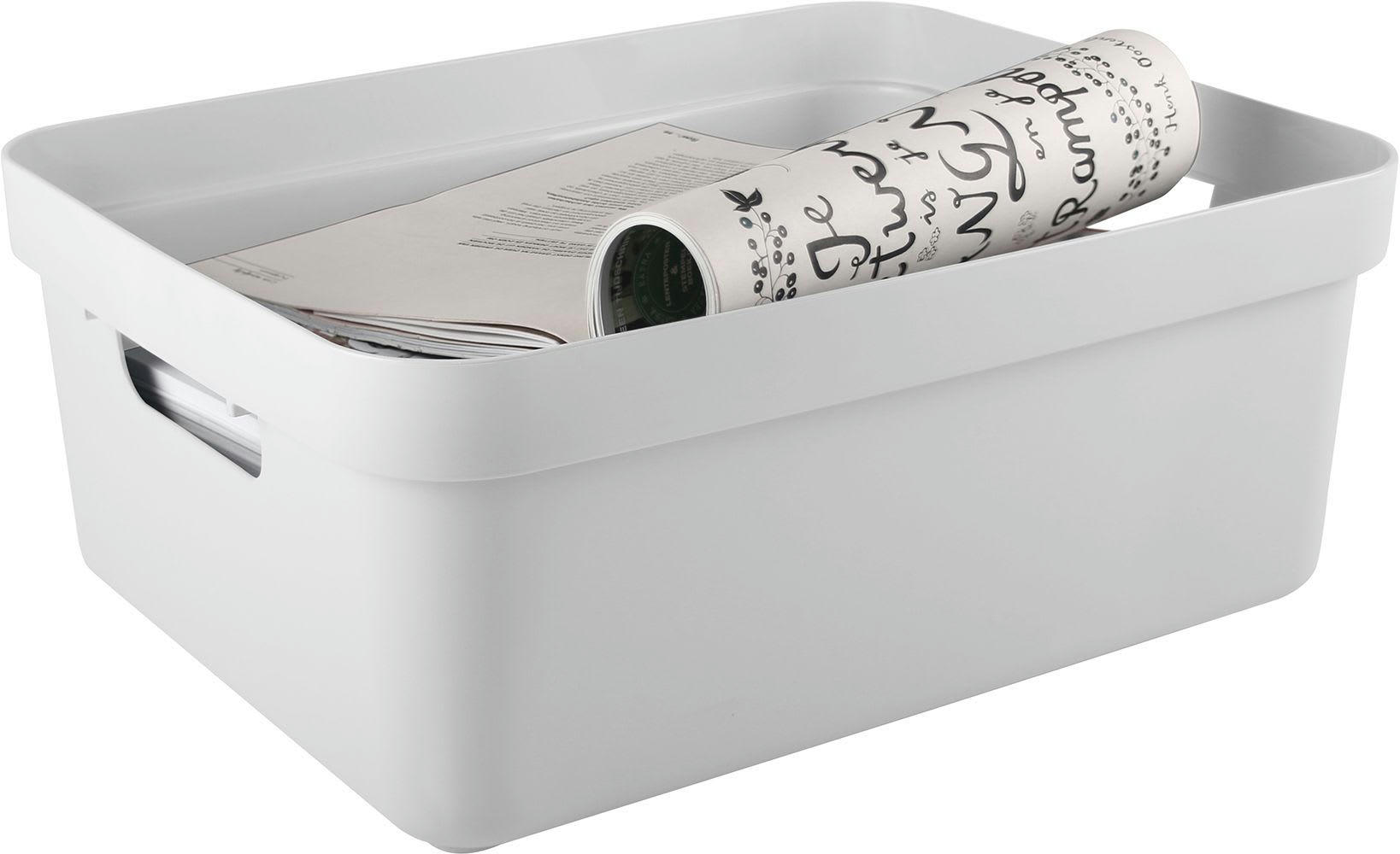 - Boite de rangement sigma home box 24l blanc