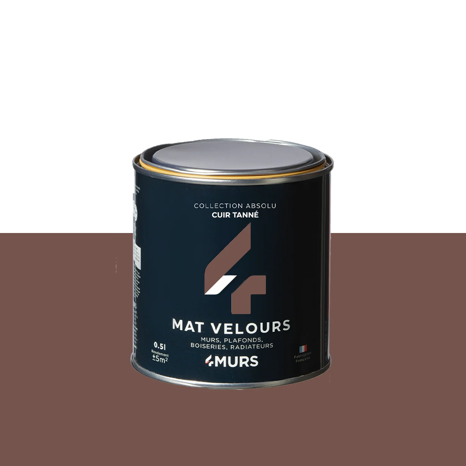 Absolu Peinture Peinture cuir tanné Mat 0,5 L