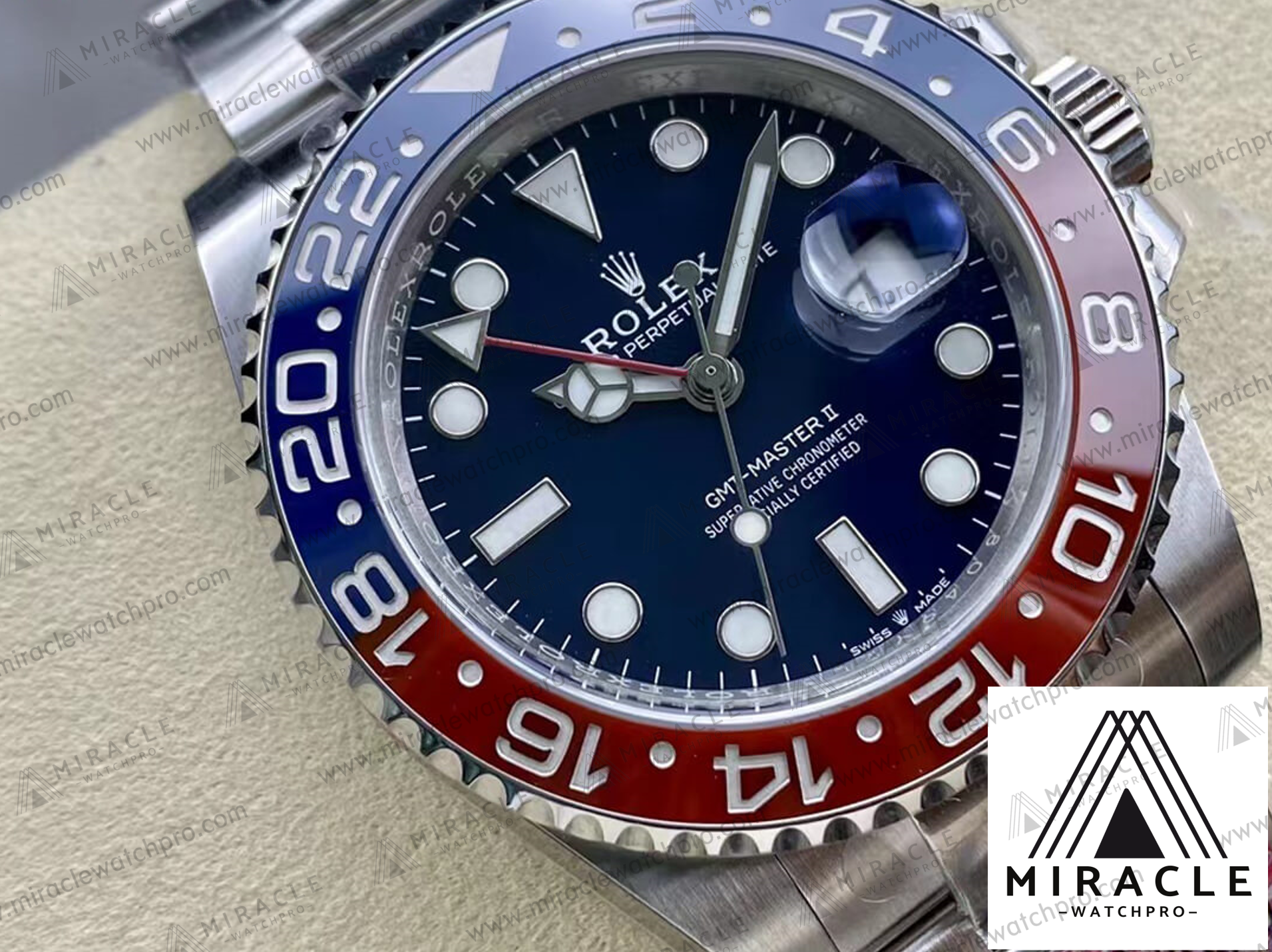 ROLEX-GMT-Master II-M126719blro-0003-Elite Clone-40mm-Replica Watch