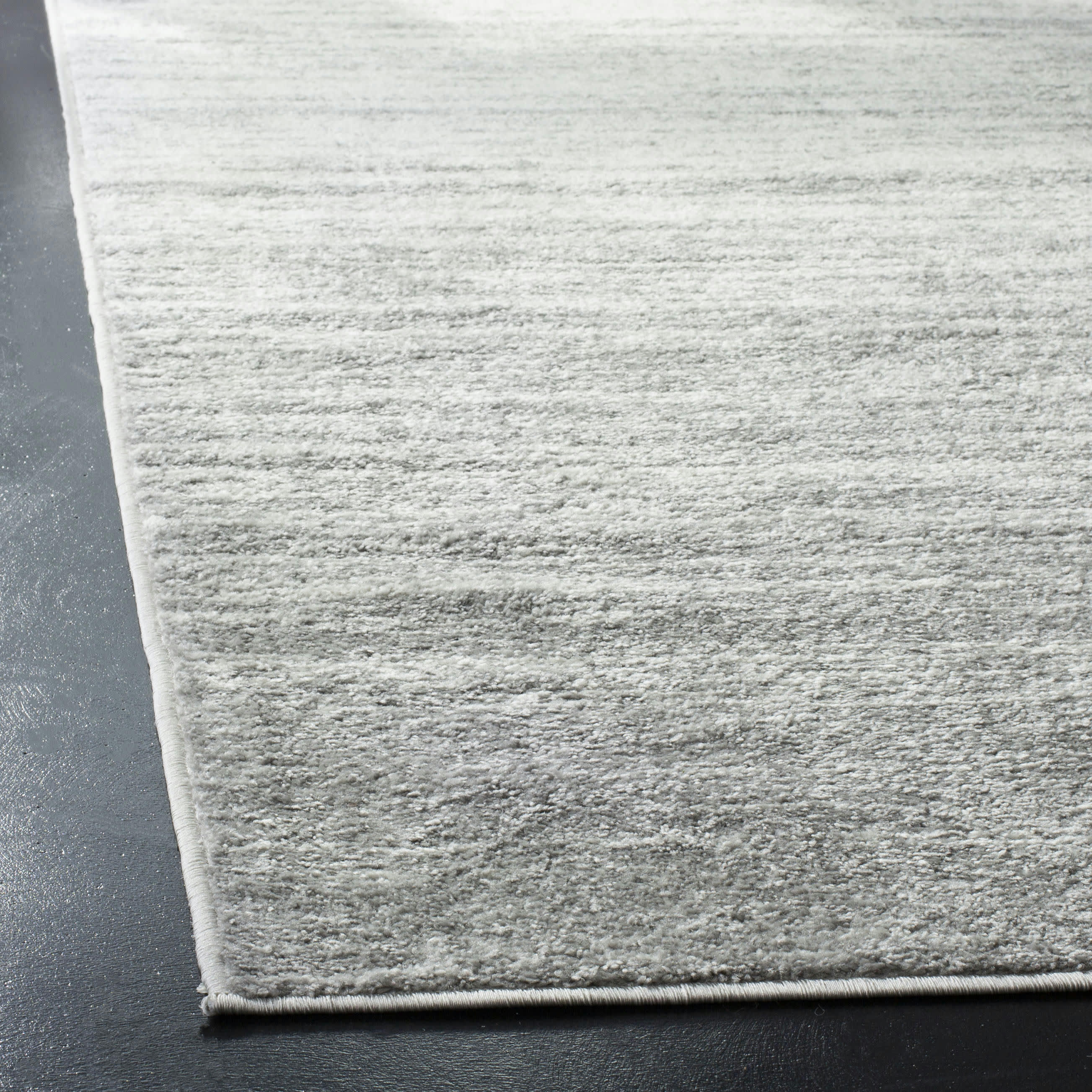 ADIRONDACK - Tapis de salon interieur en ivoire & argent, 155 x 229 cm