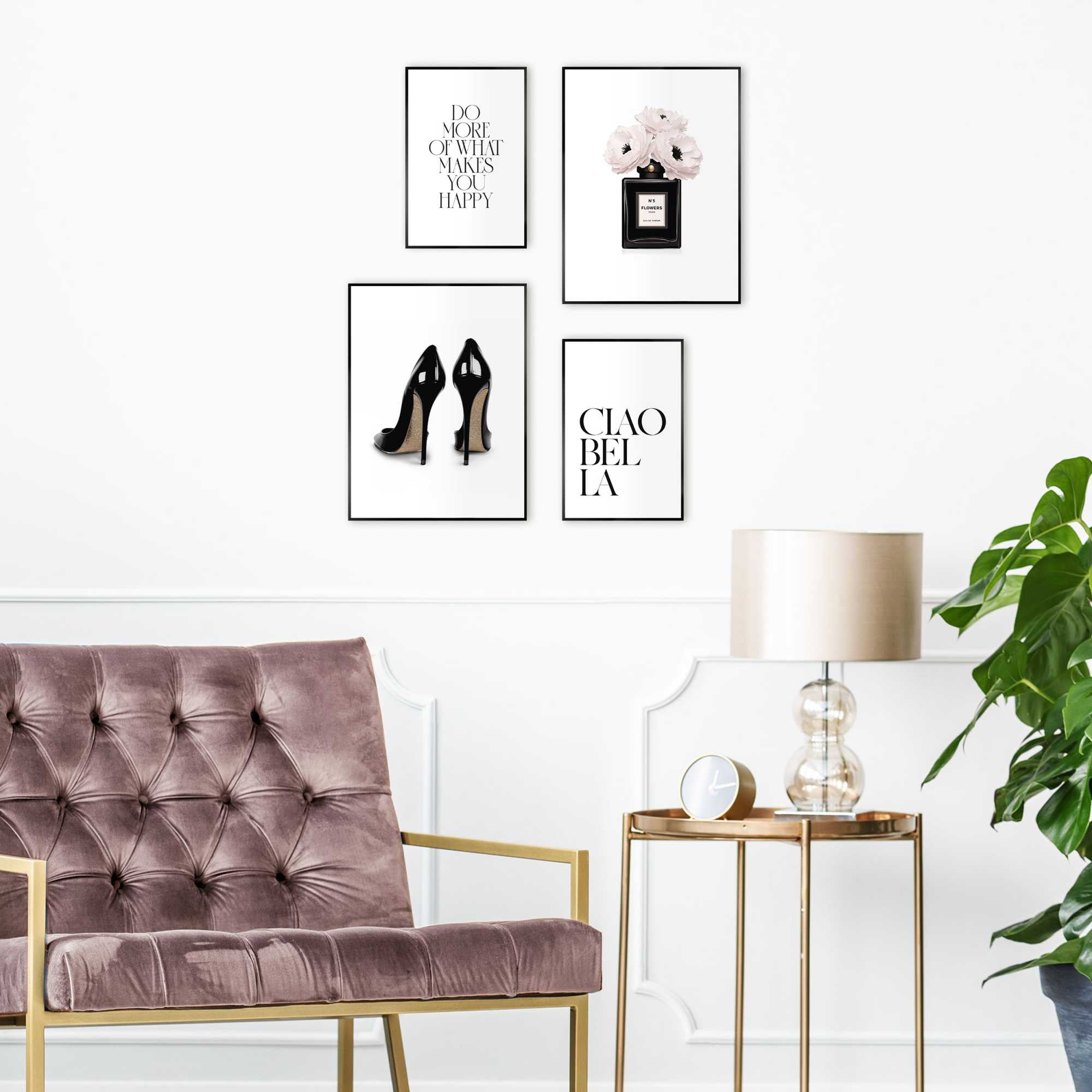 Reinders - Sweet Beauty Mix & Match Set - Schilderijen set 30x40 cm -