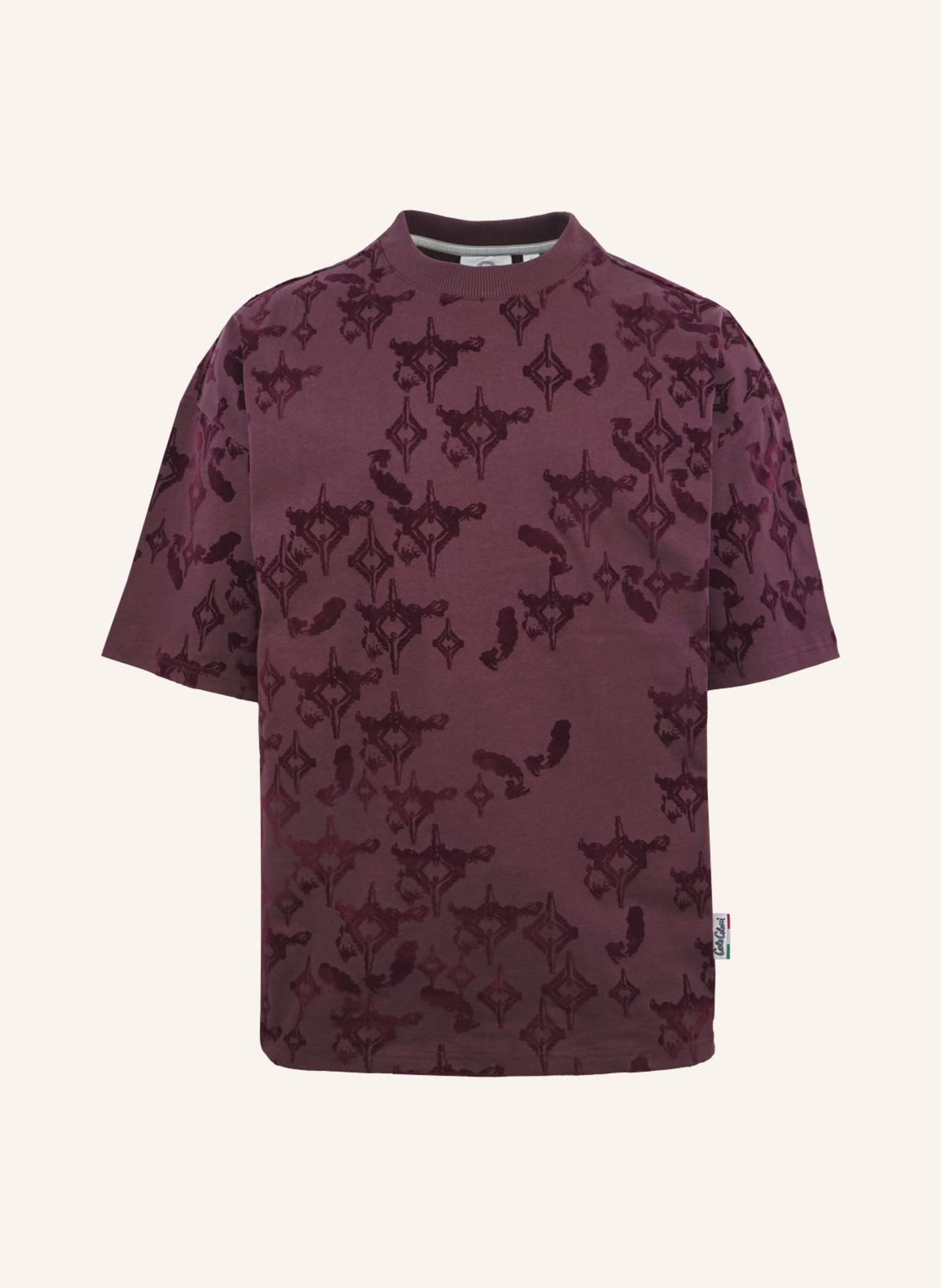 CARLO COLUCCI Allover Print T-Shirt - Soft Impact FIOROT