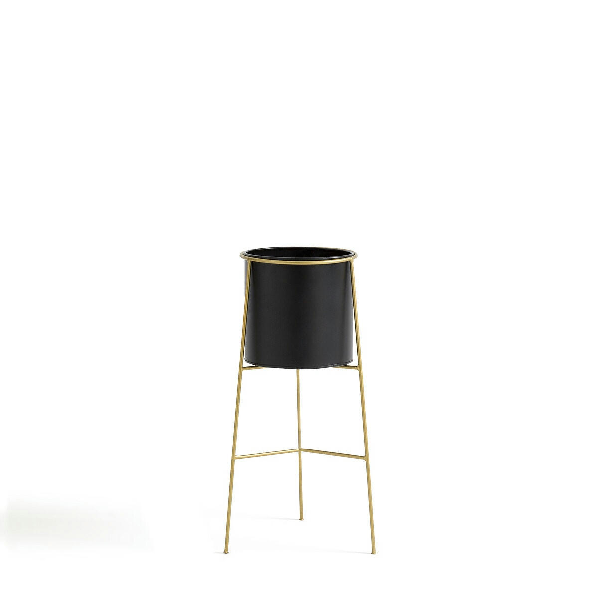 Cache-pot sur pied métal fer Ø22 cm Inaya