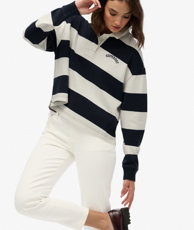 Athletic Essentials Stripe Rugby Top