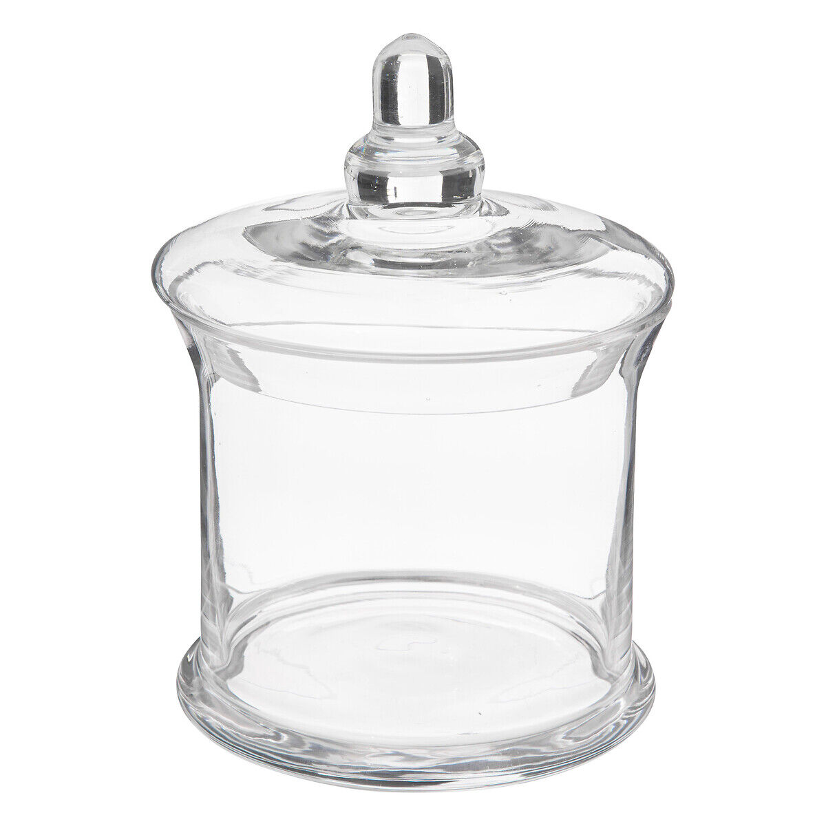 Frasco de vidro com tampa