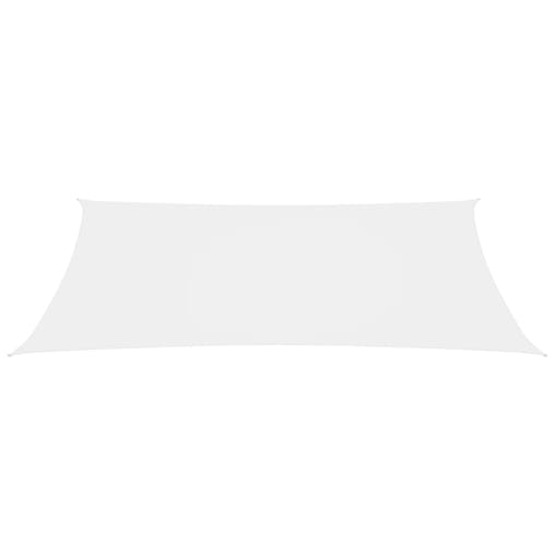 NNEVL Sunshade Sail Oxford Fabric Rectangular 3x6 m White