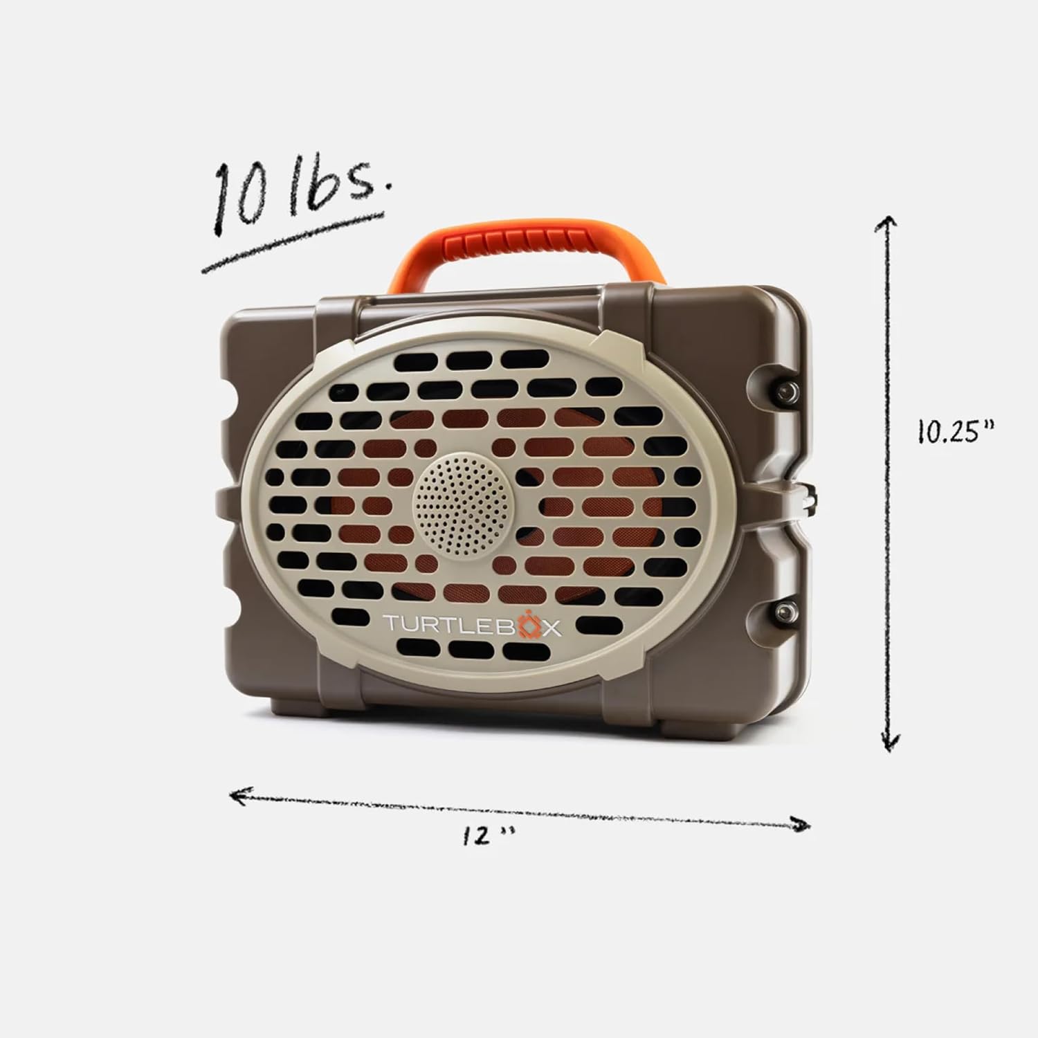 Turtlebox Original Gen 3: Portable Outdoor Bluetooth Speaker – Ultra-Loud (120dB)  Waterproof (IP67)  Rugged  Impact-Resistant  3-Day Battery | Party Mode: Unlimited Pairing for Stereo Sound  Delta