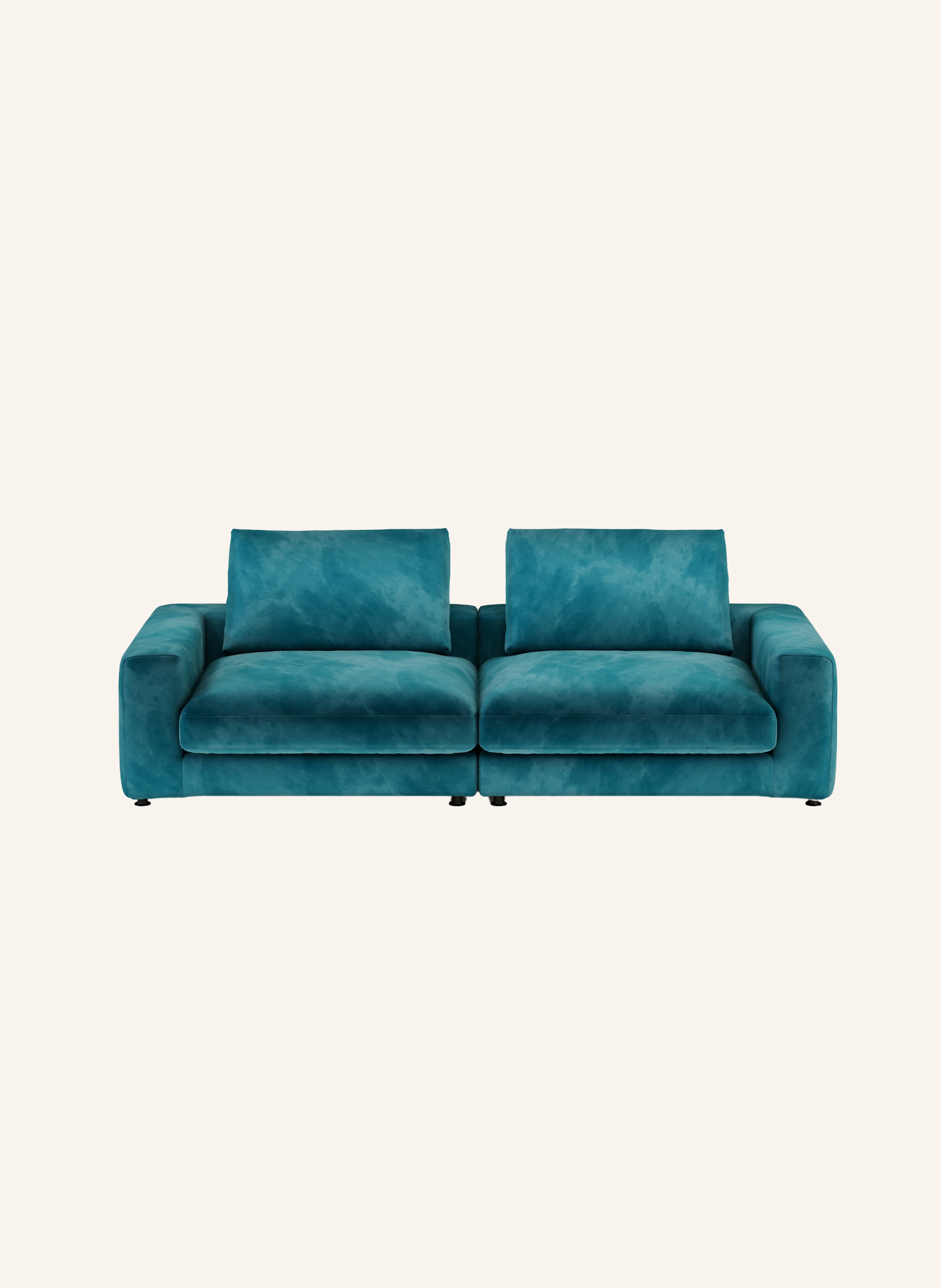 nydo 3-Sitzer Sofa MOSLER Velours