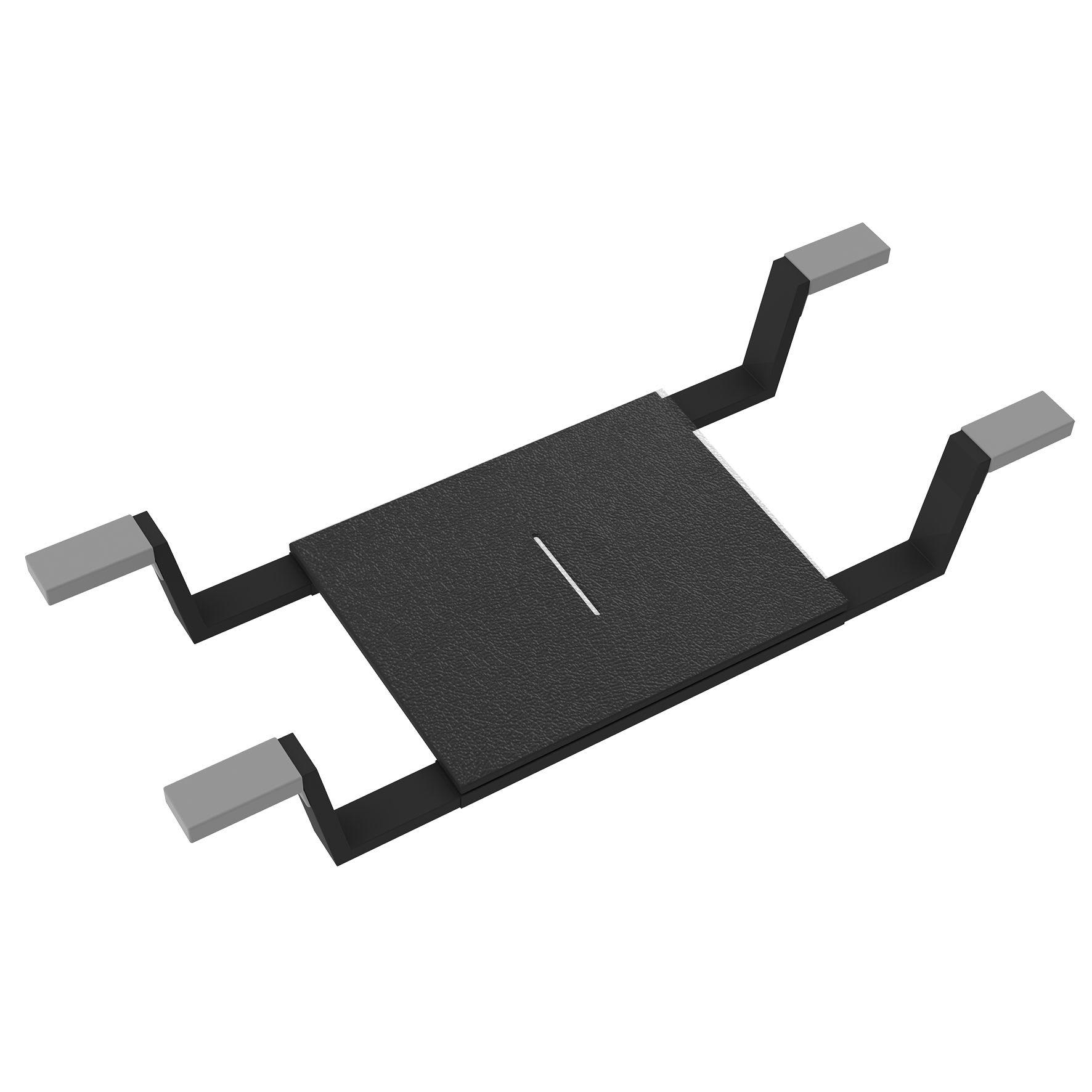 LOFT-GAME - Siège  Acier inoxydable  Noir  à poser