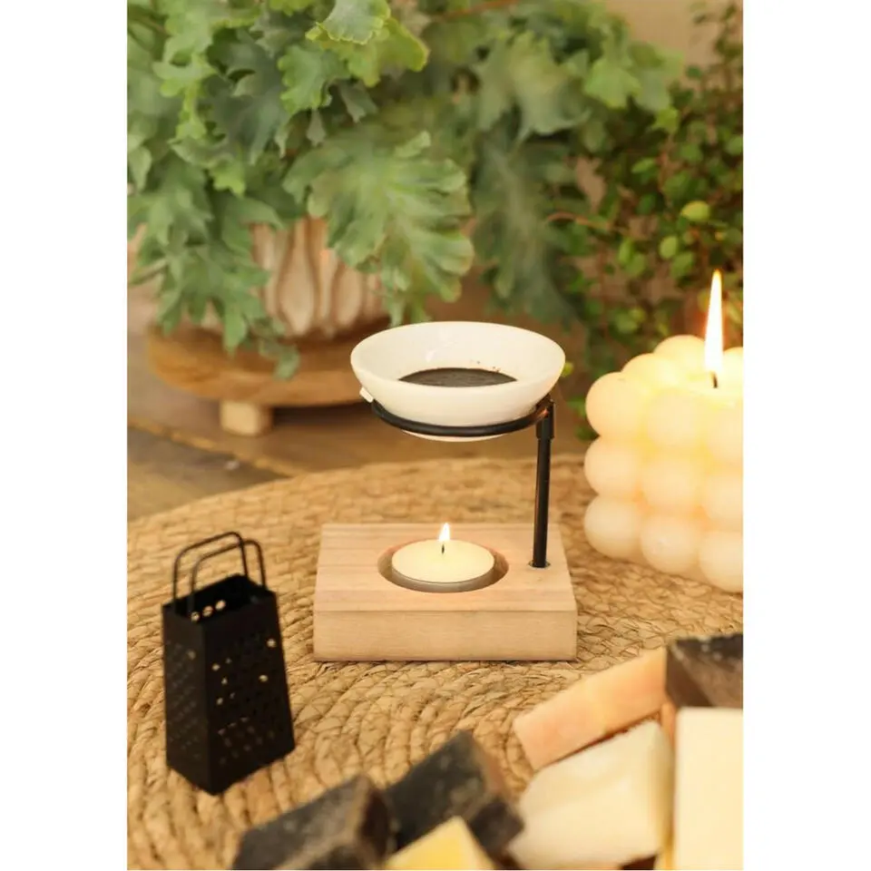 Ideas4seasons Amberblokjes/geurblokjes cadeauset - musk geur