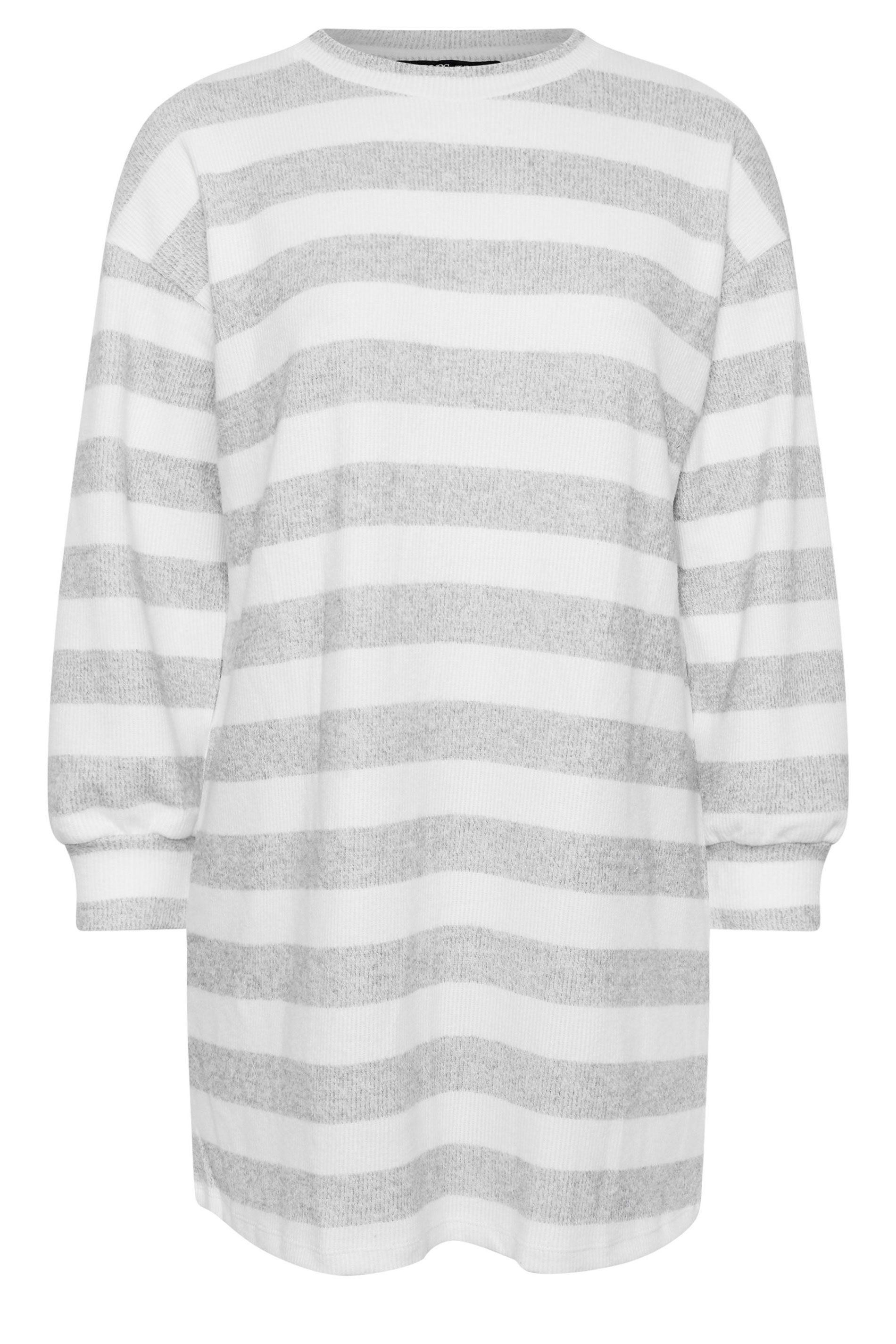 Yours Stripe Soft Touch Knitted Dress