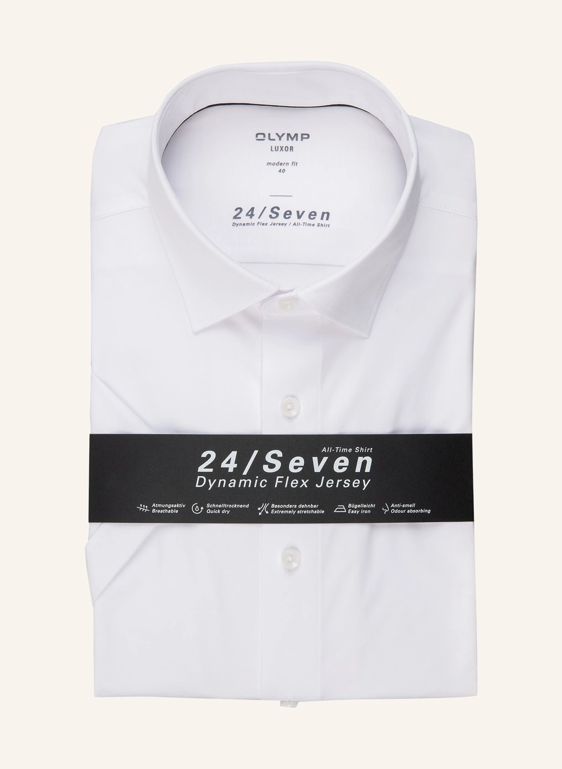 OLYMP Kurzarm-Hemd Luxor 24/Seven modern fit