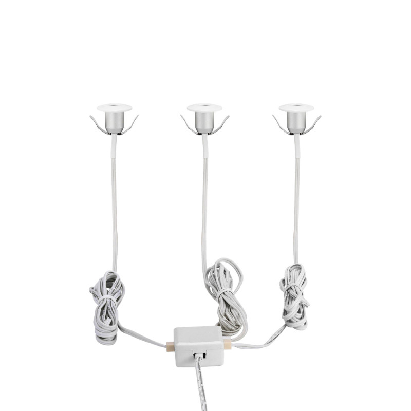 Spot encastrable LED Chango blanc Ø 3,2 cm 3 x 1 W EGLO
