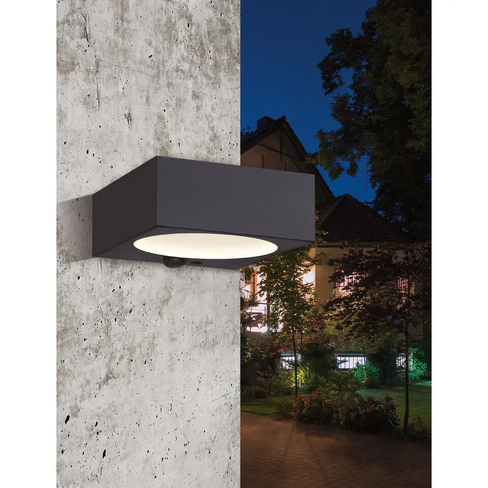 EGLO Darfano Wandlamp buiten - LED - Zwart