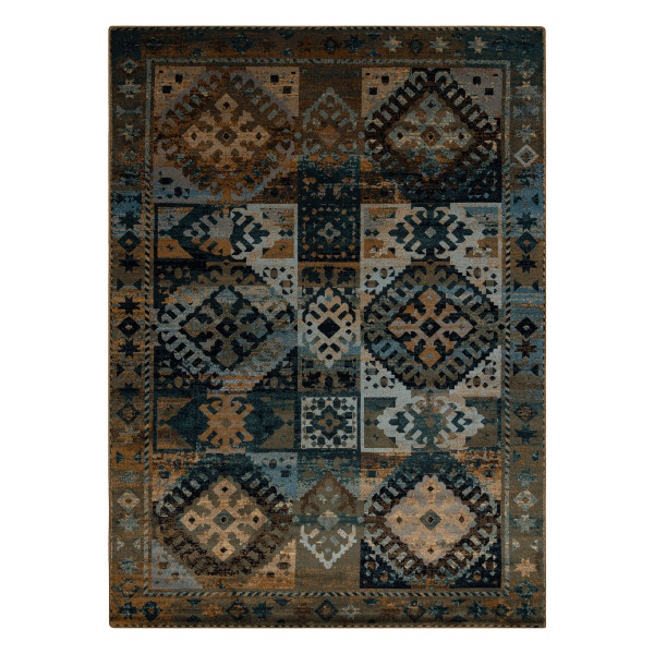 Dywan wełniany OMEGA AVAR Ramka, romby, orientalny - tabaka 170x235 cm