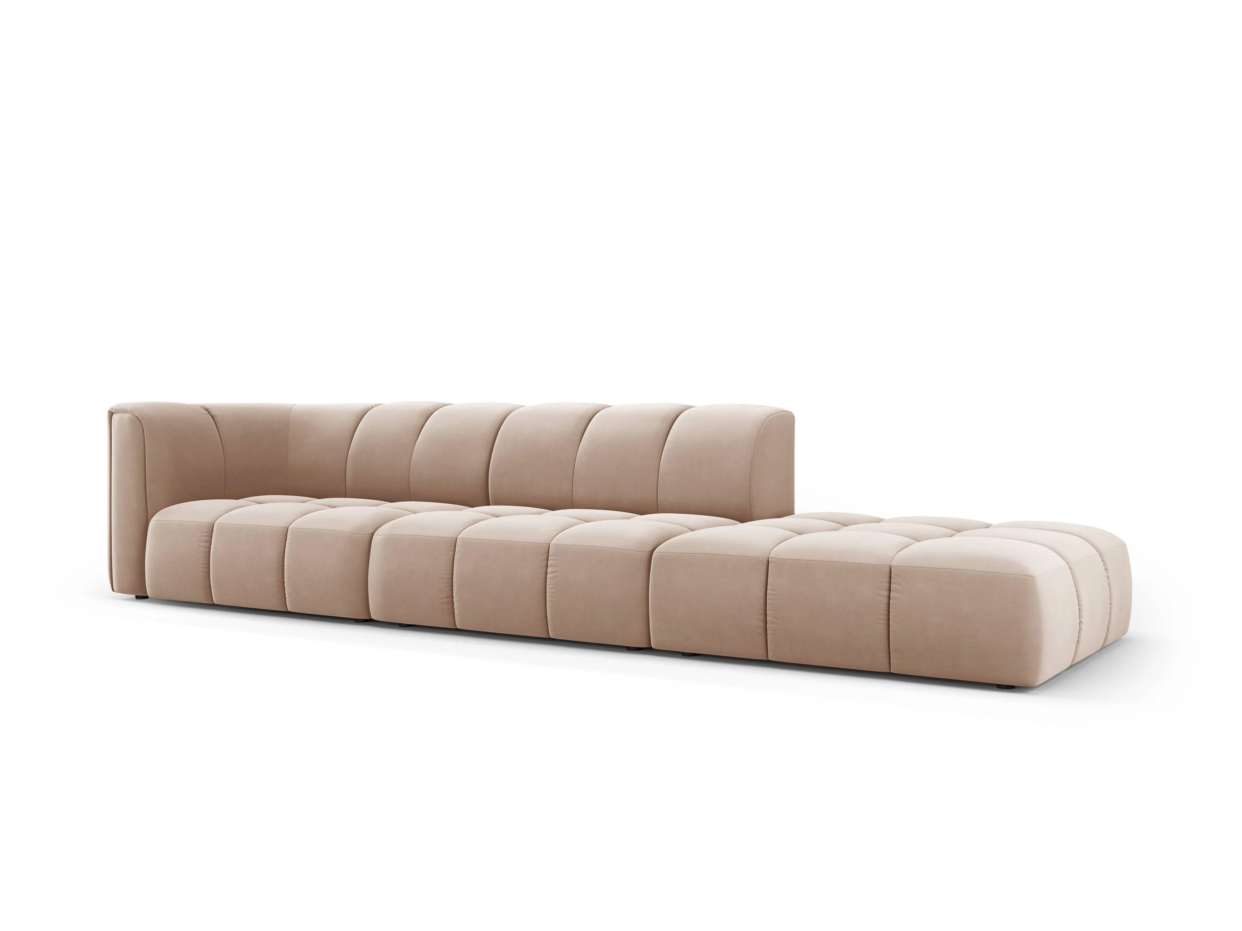Hoekbank Francesca velvet rechts 4-zits