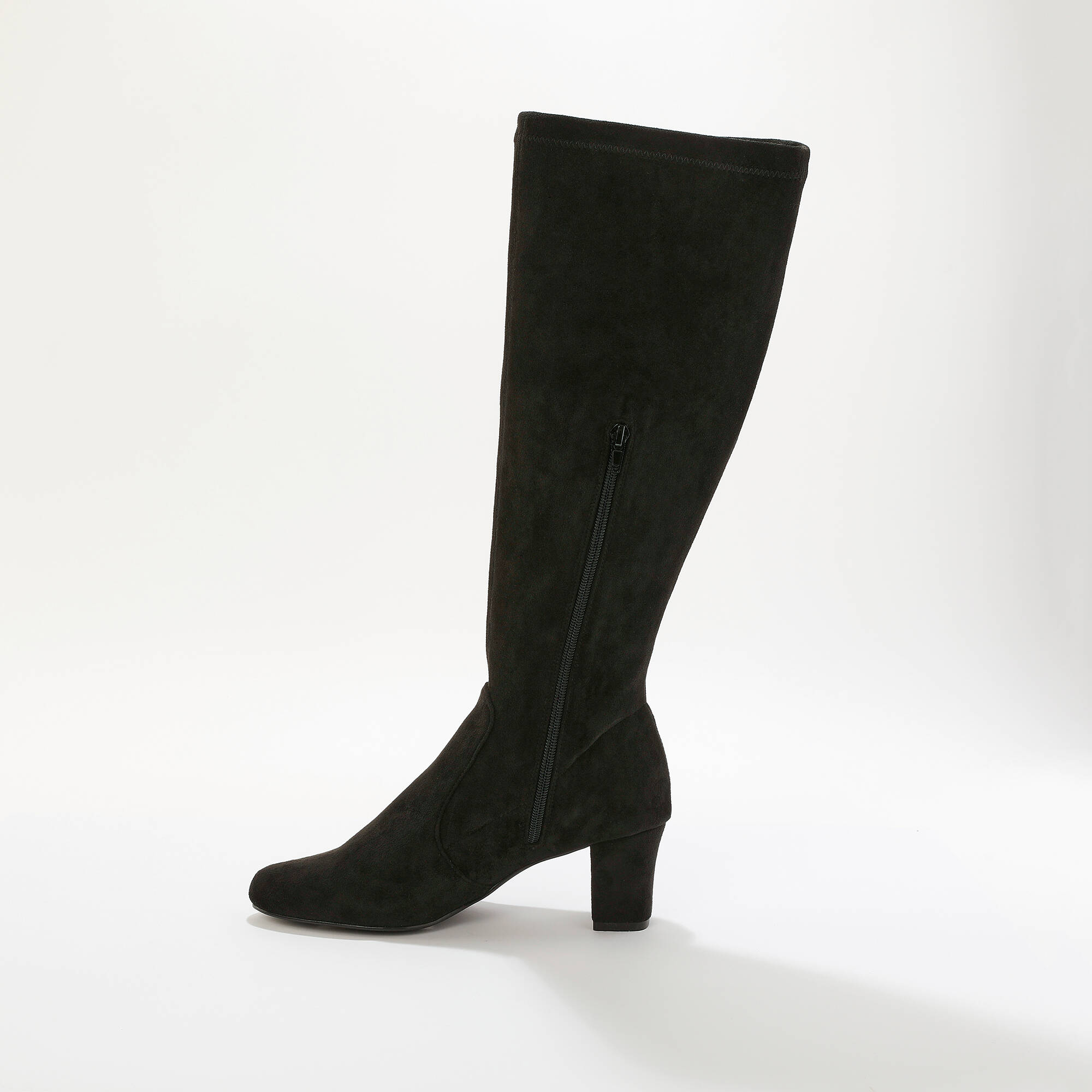 Bottes stretch à talon