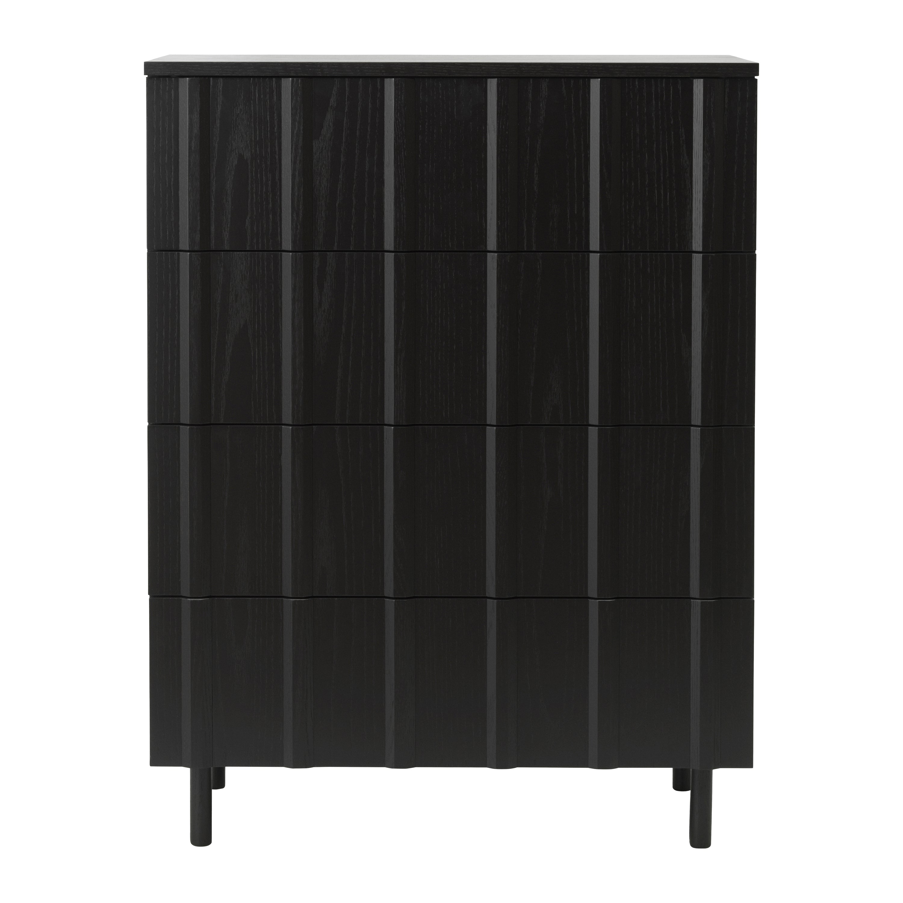 Normann Copenhagen Rib Ladekast - Eiken - Zwart