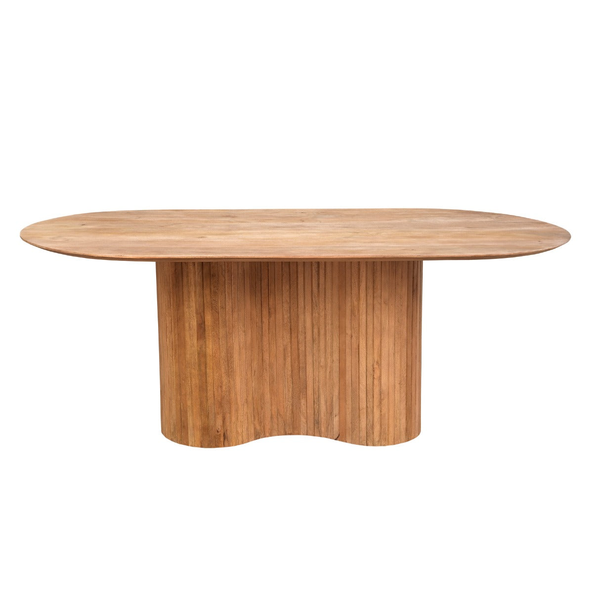 Giga Meubel Eettafel Ava - Naturel Mangohout - 200x100x77cm
