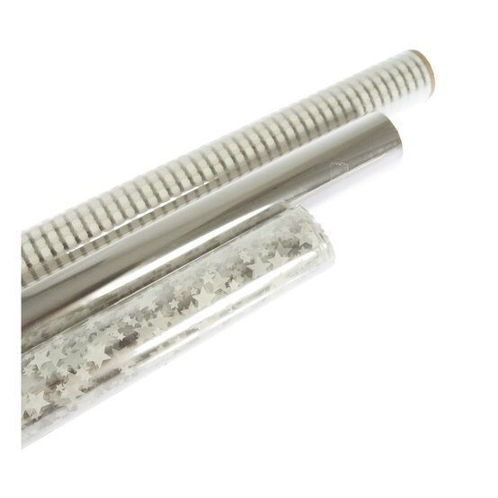 Stars and Spots Cellophane Wrap 2m 3 Pack