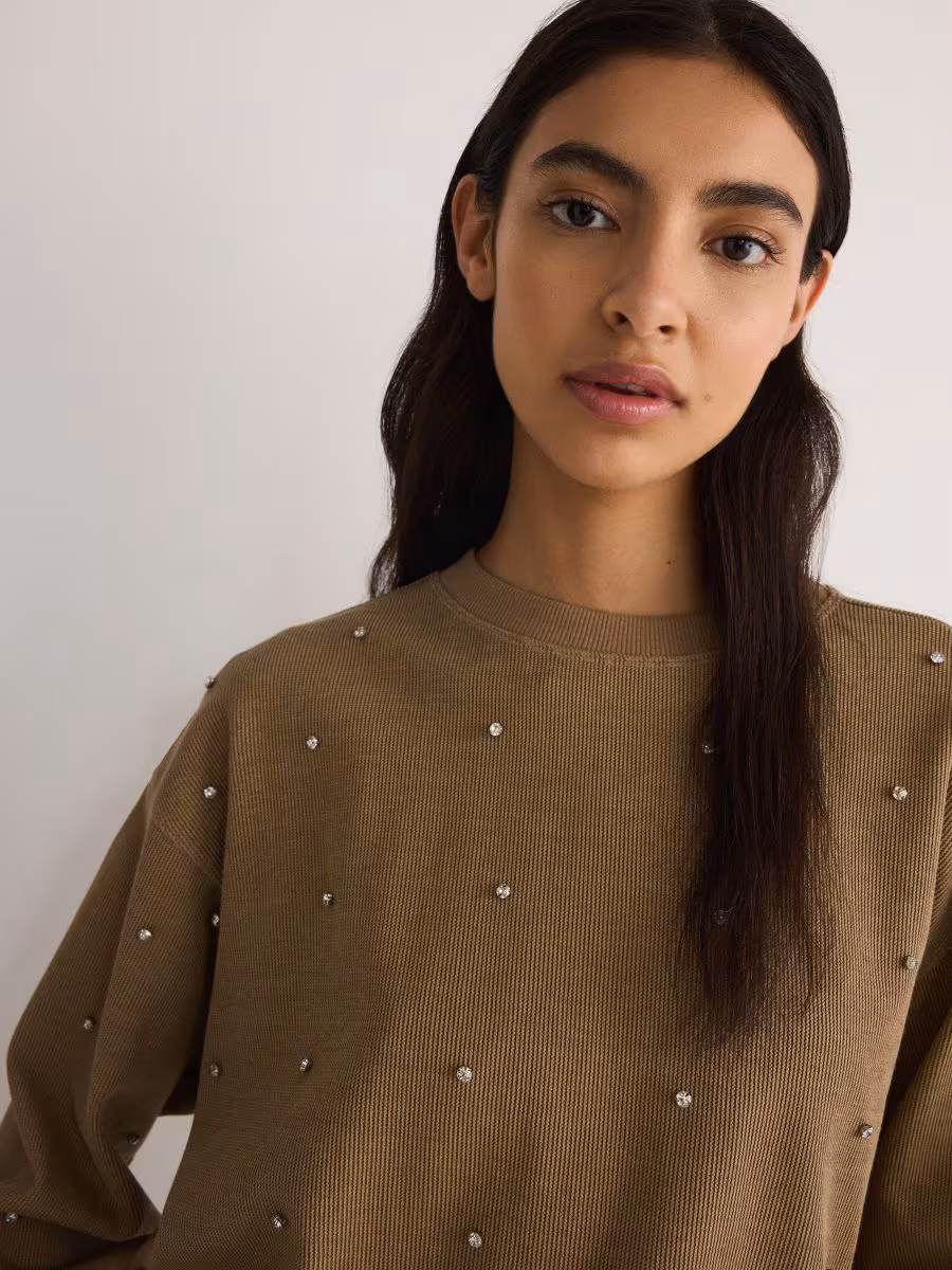 Cotton Sweatshirt With Appliqu&Eacute;S