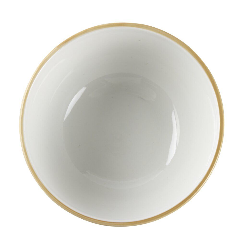 Bol céramique motif floral vert Ø12,5xH6cm