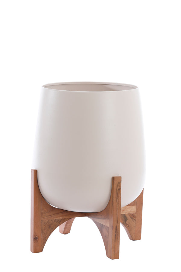 Light & Living pot KARUNA - Ø44x53cm - wit