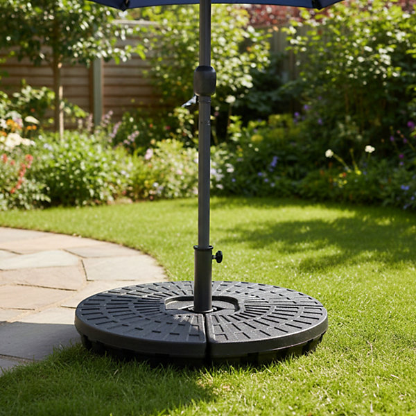 Lot de 4 dalles rondes SAINT MALO - HAPPY GARDEN