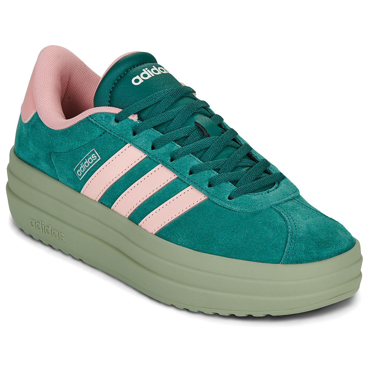 adidas - VL COURT BOLD - Green / Pink