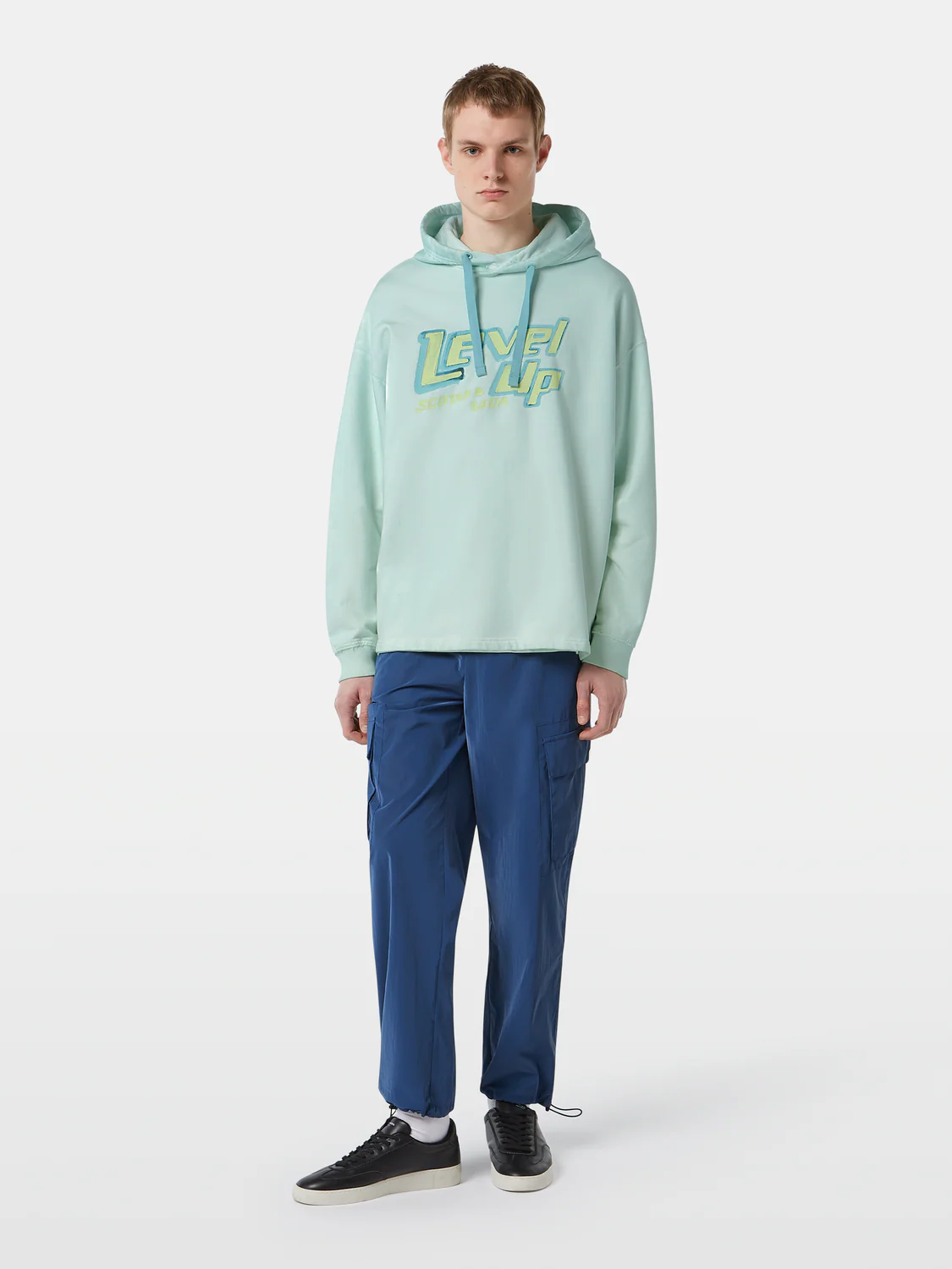 Loose Fit Garment-Dyed Hoodie