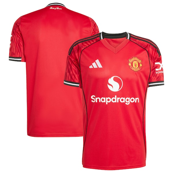 Manchester United adidas Home 2025/26 Replica Jersey - Red/White