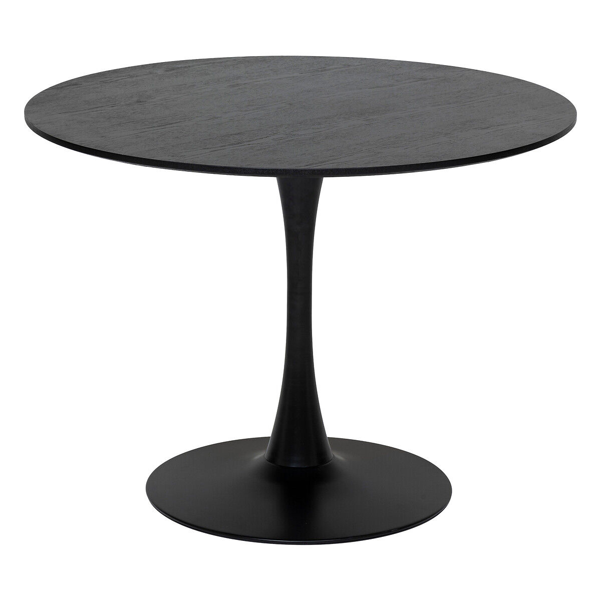 Mesa de jantar ELIAS preta em mdf D102x76cm