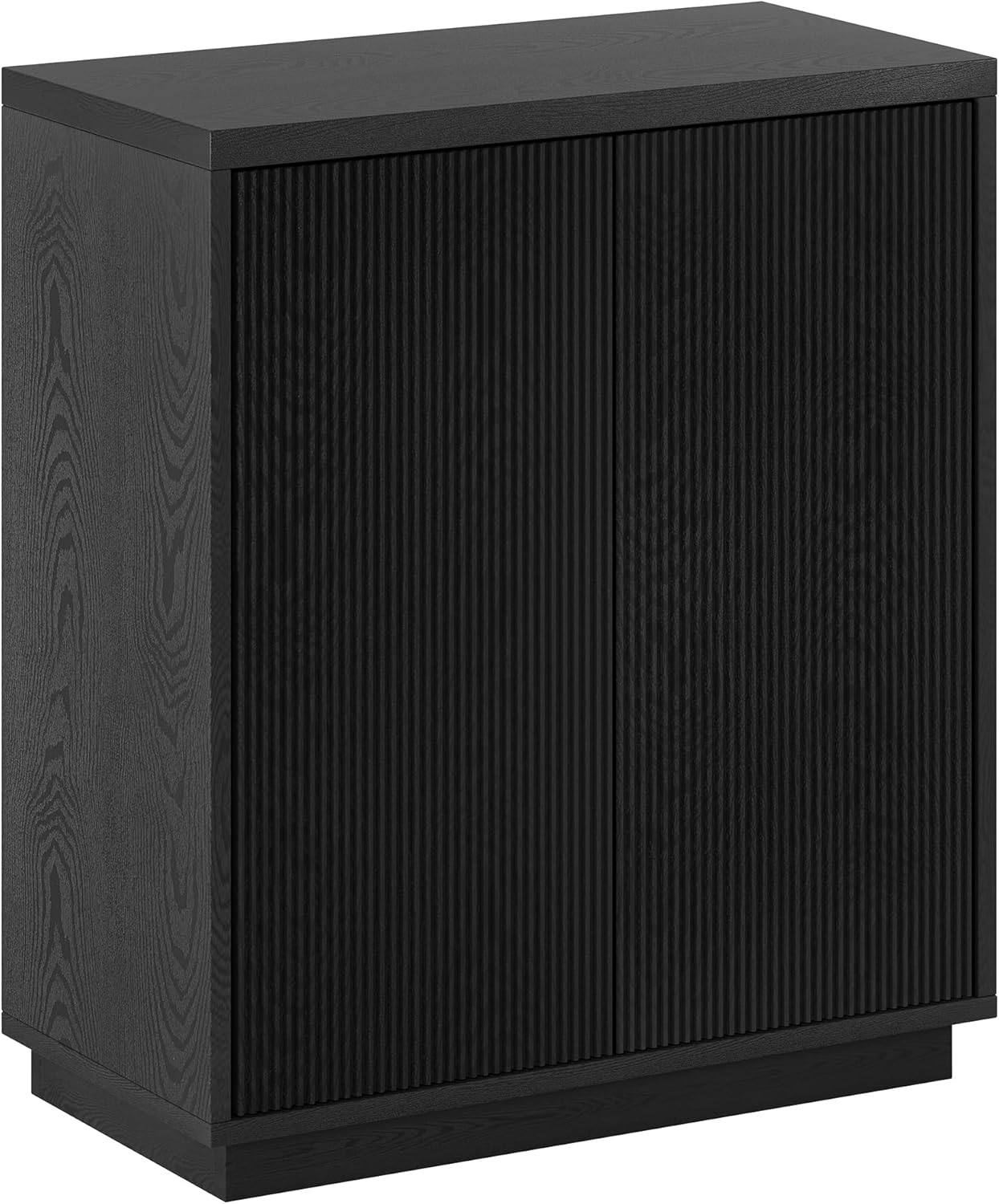 Henn&Hart Alston Accent Cabinet, 28 Wide, Black Grain