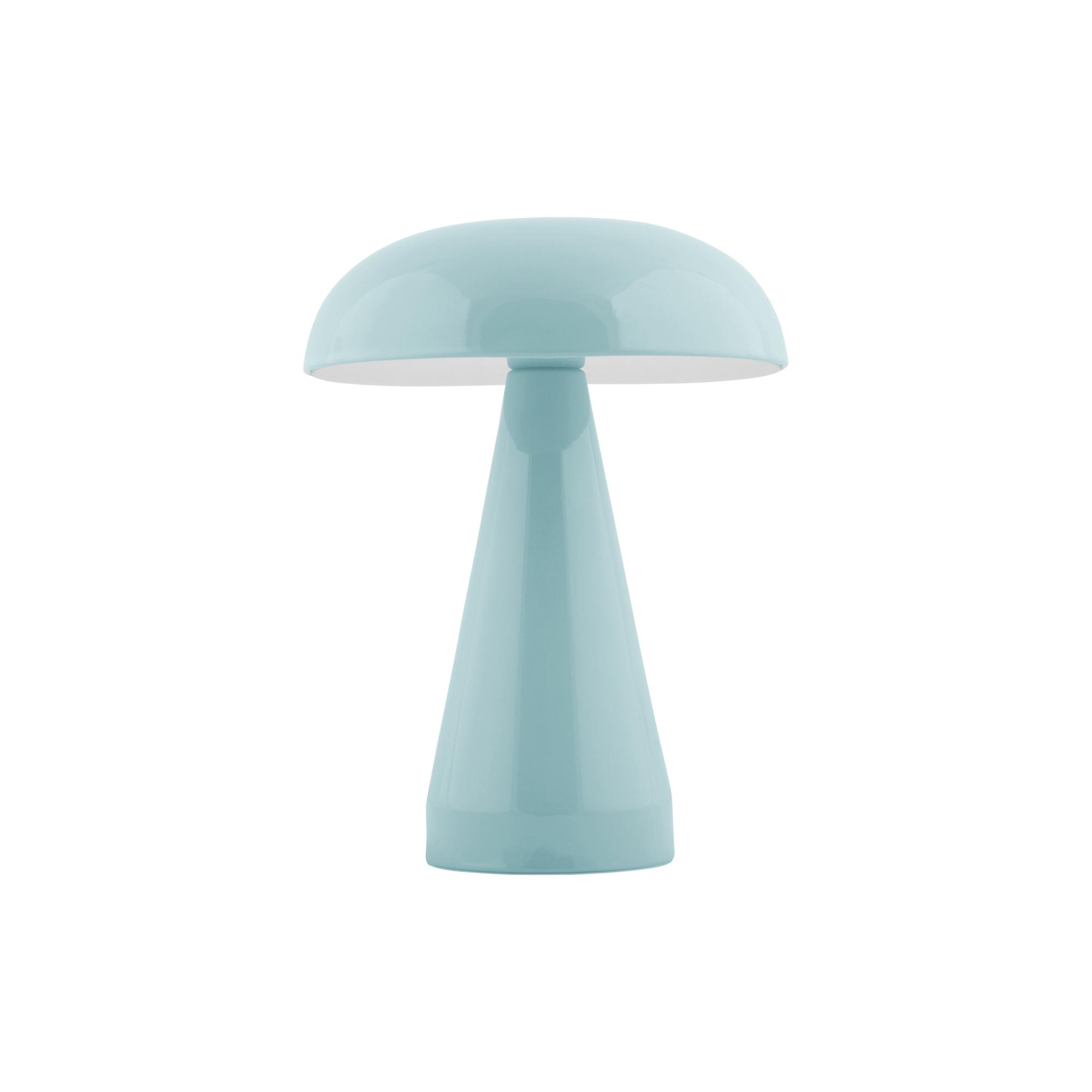 Leitmotiv tafellamp Rachel LED - blauw - 15.5x15.5x20.5cm - Paddenstoellamp