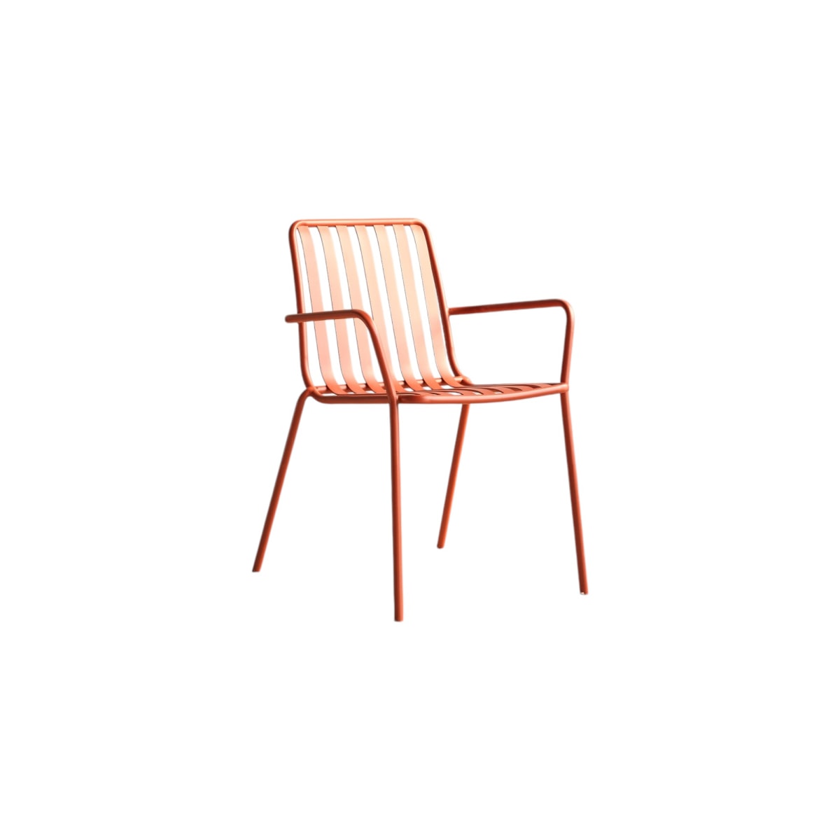 Tikamoon Oranje metalen fauteuil - Oranje
