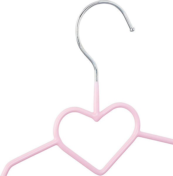 Lot de 10 cintres pour enfants rose Helloshop26