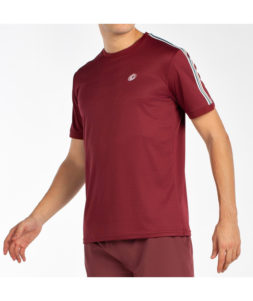 CAMISETA BULLPADEL ALDER VINO BURDEOS