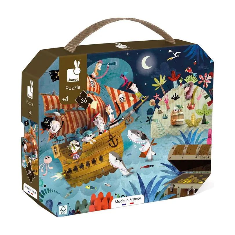 Puzzle 36-teilig Schatzsuche Piraten