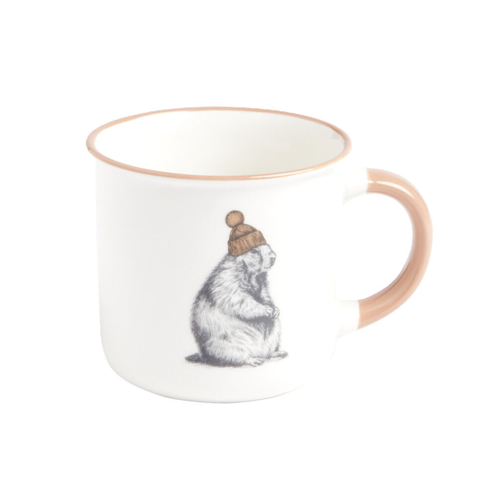 Lot de 4 mugs animaux 33,5cl