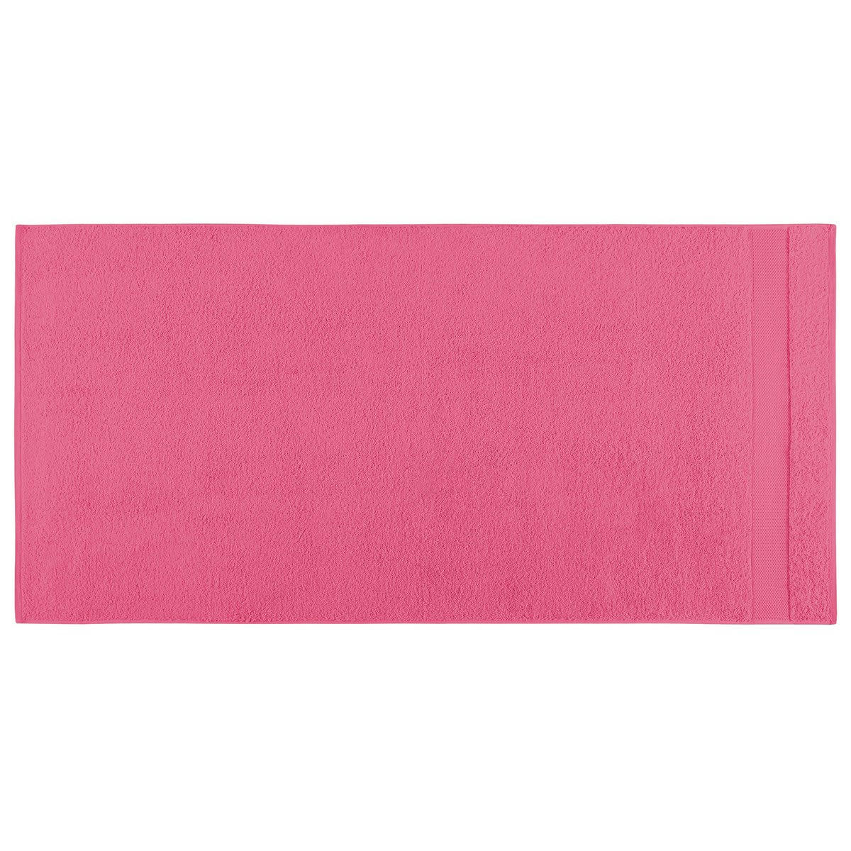 PÉTALE - Drap de douche coton azalée 70x140 cm