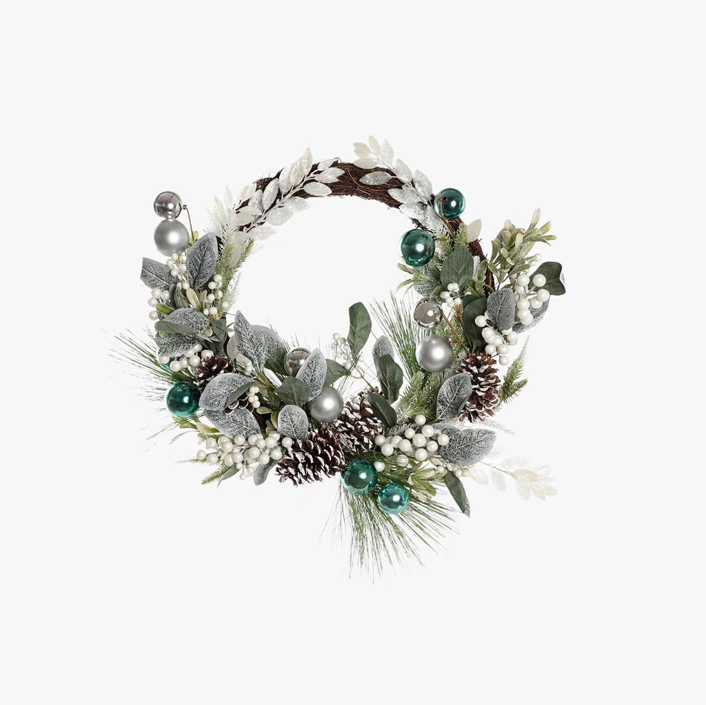 Coroa Natal Azul CELESTIAL