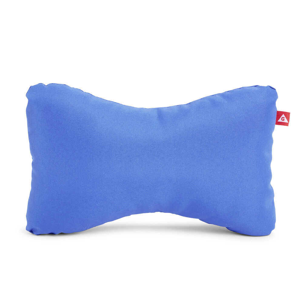 Coussin de tête pour fauteuil Urban uni bleu 15x25cm