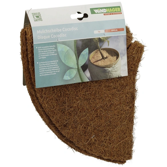 Mulchscheibe, Kokosfilz, schützt vor: nässe/frost