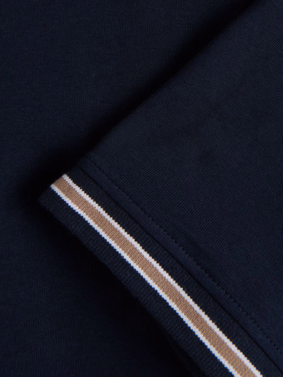 Regular Fit Polo Shirt With Stand Up Collar