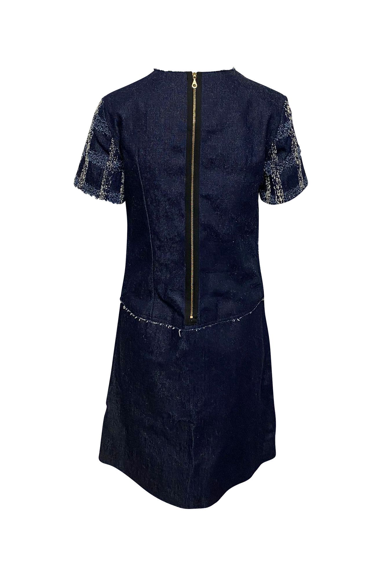 Erdem Preloved Octavia Denim Dress in Blue Cotton