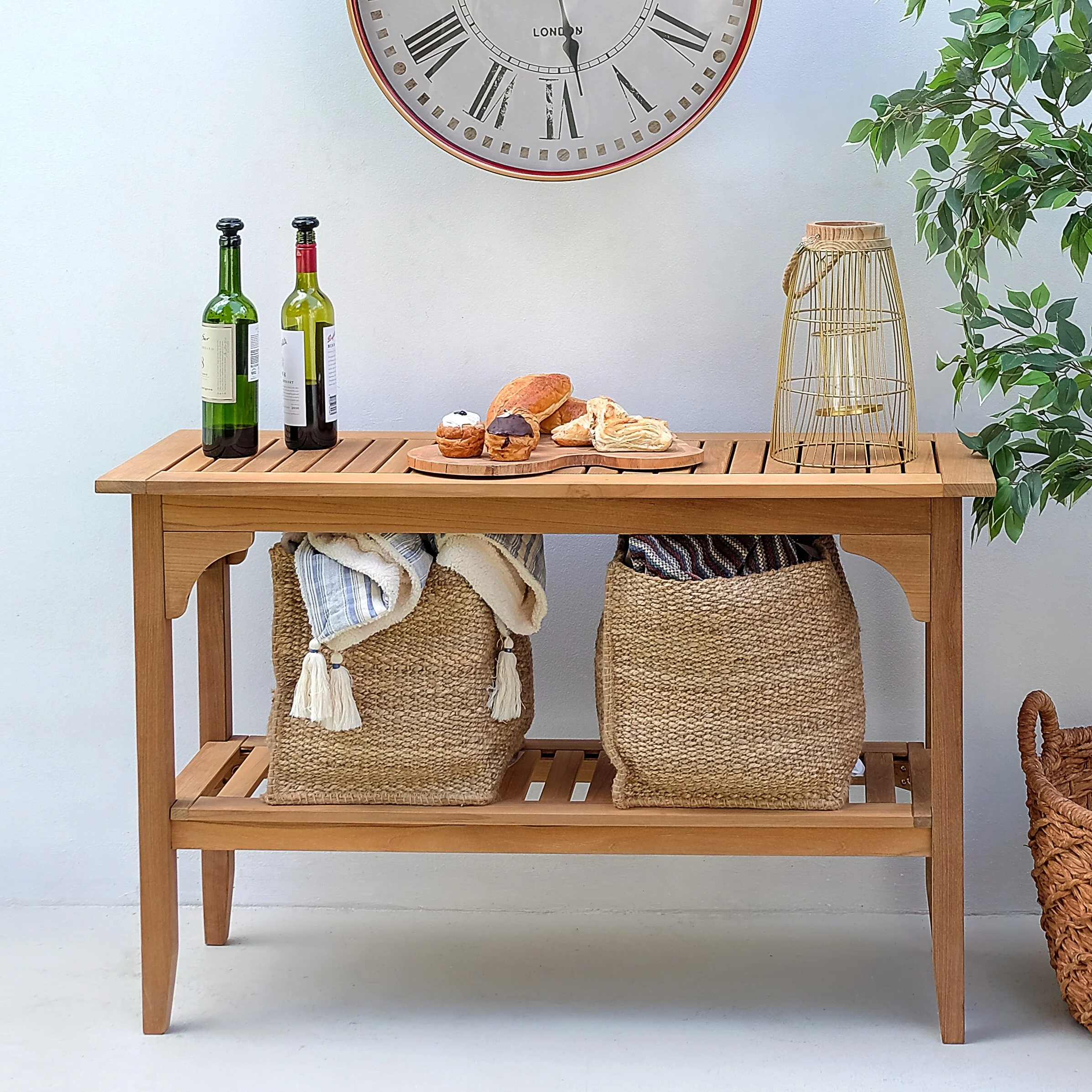Cambridge Casual Leon Teak Outdoor Console Table