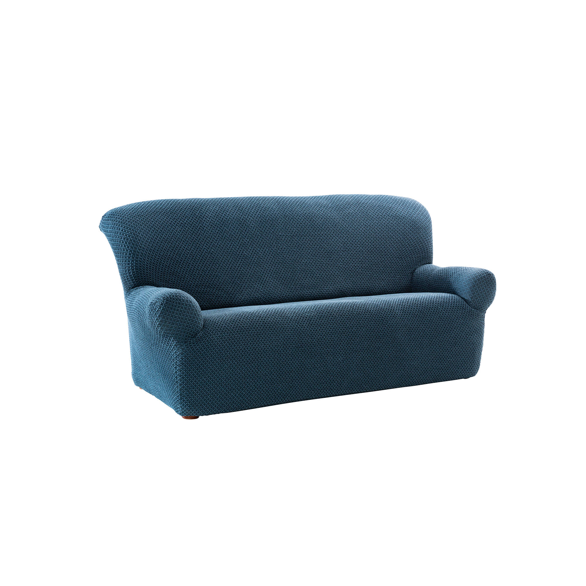 Housse texturée bi-extensible spéciale canapé fauteuil à accoudoirs
