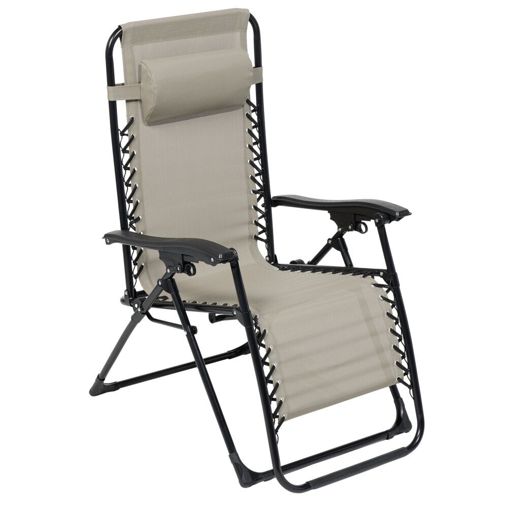 Fauteuil relax inclinable avec têtière bleu